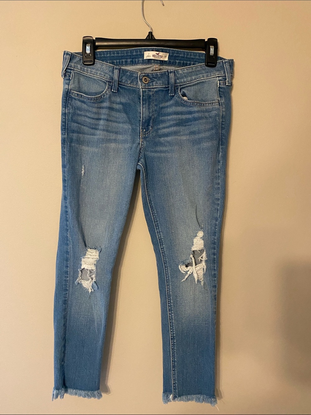 Hollister Ripped Light Blue Women’s Jeans